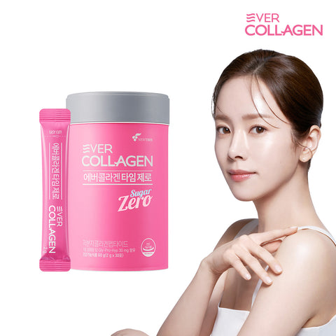 Newtree Ever Collagen Time Zero 3g x 30 (1-Month) GPH Low-Molecular Tri-Peptide Collagen