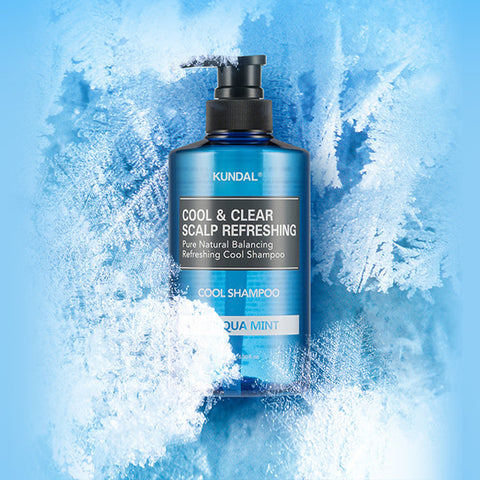 Kundal Scalp Refreshing Cool Shampoo Aquamint 500ml x2 + Cool Body Wash 500ml x1