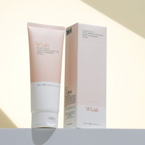 W.Lab Cica C Hyaluronic Moisture Deep Cleansing Foam 200ml (3 Pack)