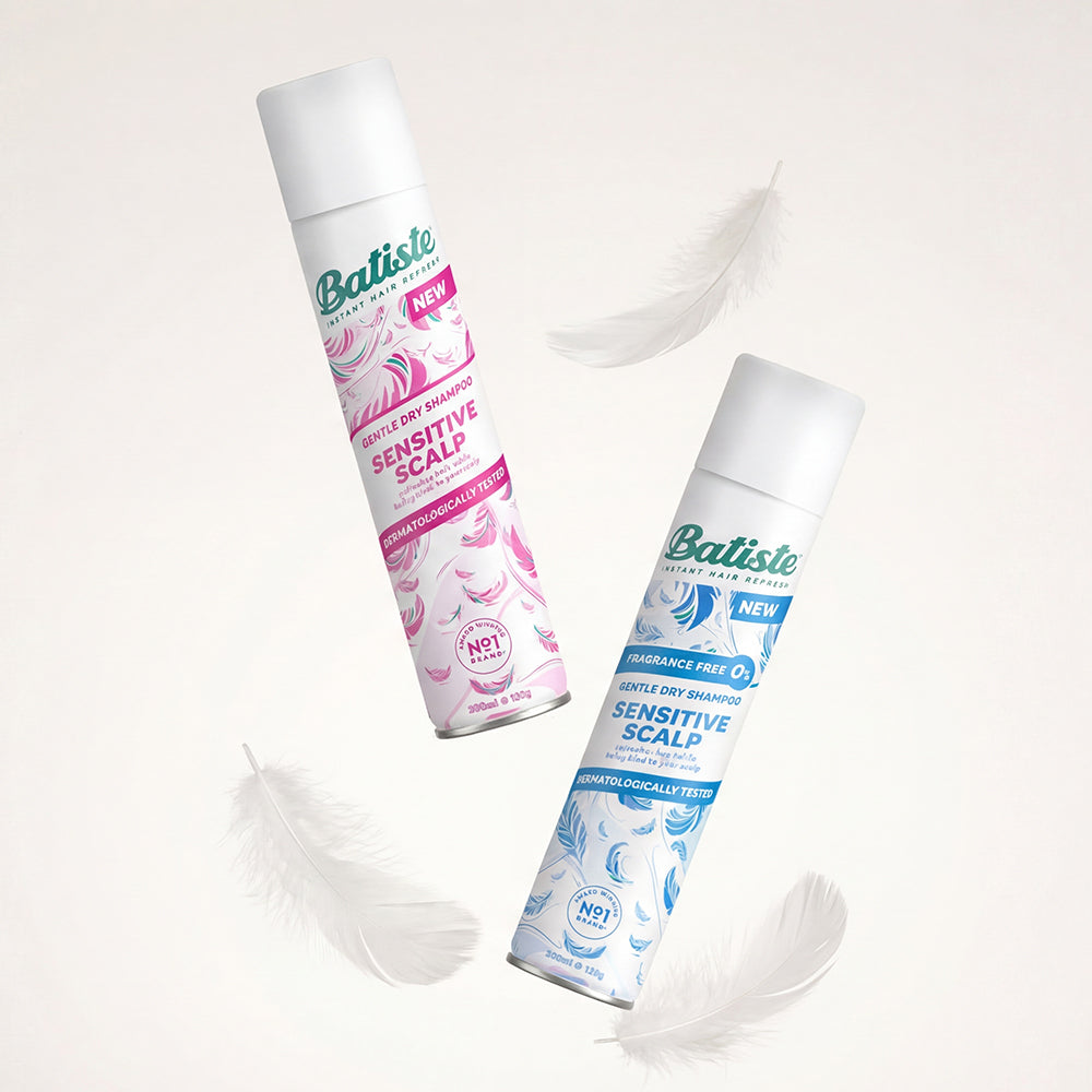 Batiste Sensitive Scalp Dry Shampoo 200ml (Vegan Formula & Dermatest)