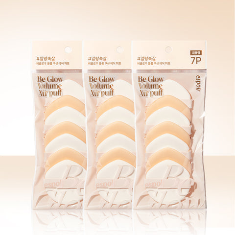 Espoir Be Glow Volume Air Puff 7pcs (3 pack)