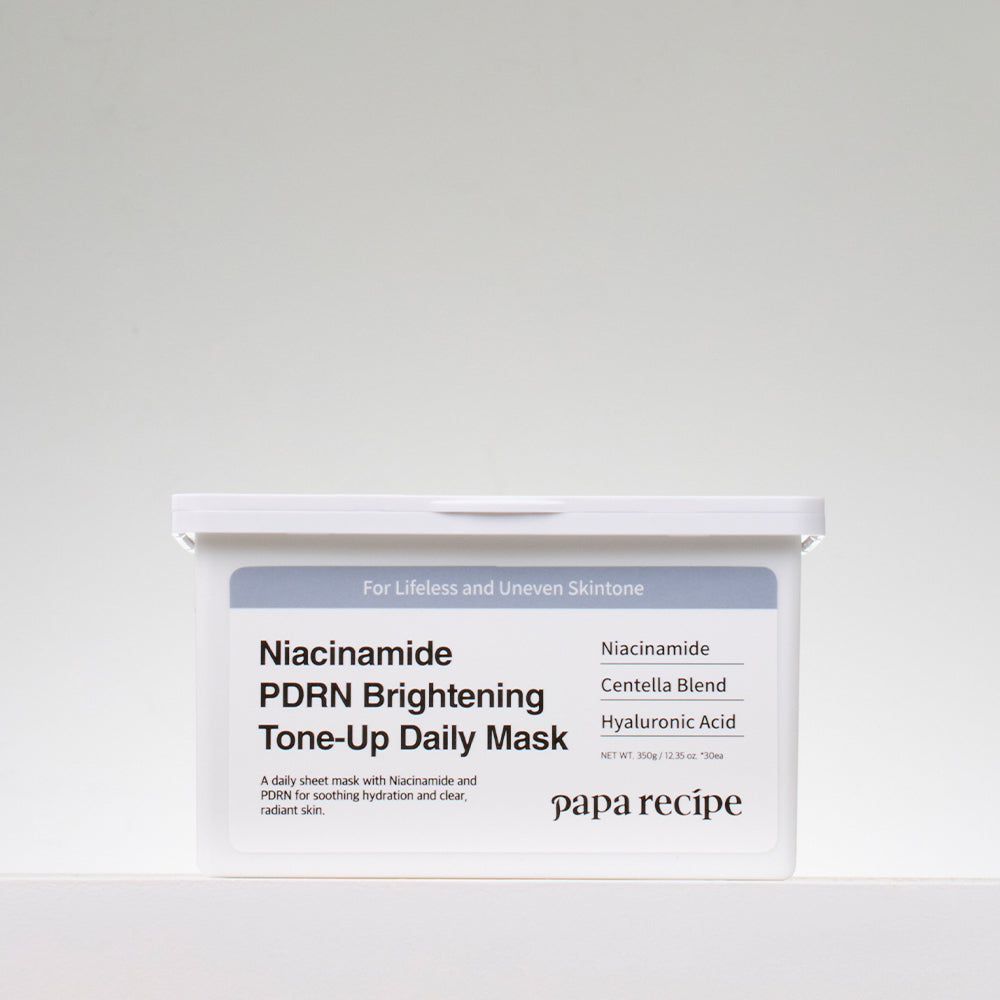 Papa Recipe Niacinamide PDRN Brightening Tone-Up Daily Mask (30 Sheets)