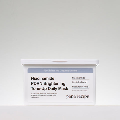 Papa Recipe Niacinamide PDRN Brightening Tone-Up Daily Mask (30 Sheets)