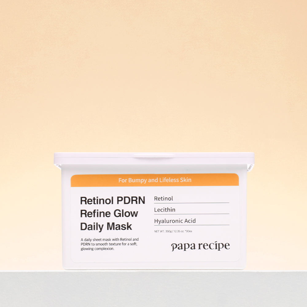 Papa Recipe Retinol PDRN Refine Glow Daily Mask (30 Sheets)
