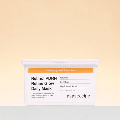 Papa Recipe Retinol PDRN Refine Glow Daily Mask (30 Sheets)