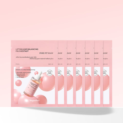 Veganifect Muhwabam Pore Fit Mask Pack - 7 Sheets (25ml each)