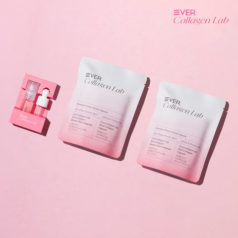Newtree Ever Collagen Lab Freeze-Dried GPH Collagen Booster Shot Ampoule (Hyaluronic Acid PDRN) 2 Ampoules
