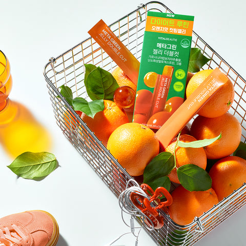 VITALBEAUTIE Metagreen Jelly Double Cut 10pcs x3 + Calorie Cut Jelly 5pcs