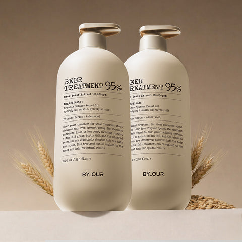 Byour Beer Yeast Hair Loss Shampoo 1017ml + Beer Yeast Treatment 2pc Set