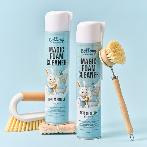 W.Dressroom Magic Foam Cleaner Bathroom Cleaner 550ml (2 Pack)