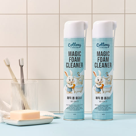 W.Dressroom Magic Foam Cleaner Bathroom Cleaner 550ml (2 Pack)