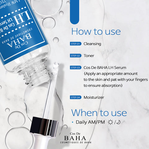 Cos De BAHA Low-Molecular Complex Hyaluronic Acid Moisture Ampoule Serum 60ml