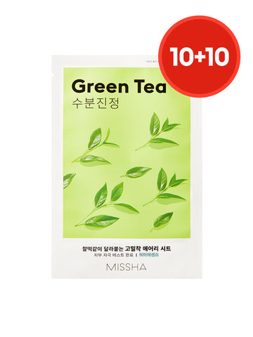 MISSHA Airy Fit Sheet Mask (Green Tea) 20P
