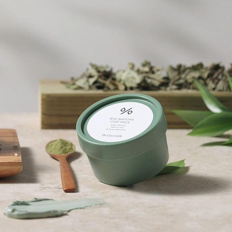 Soonsu Beauty Jeju Matcha Clay Pack application use