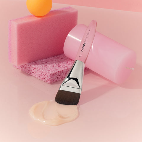 Picasso Collezioni 121 Skin Base Brush (Day Care) Silicone Brush Cover Gift