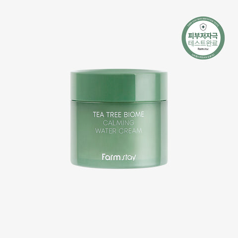 Farmstay Tea Tree Soothing Booster Serum + Water Cream Set (2 items)