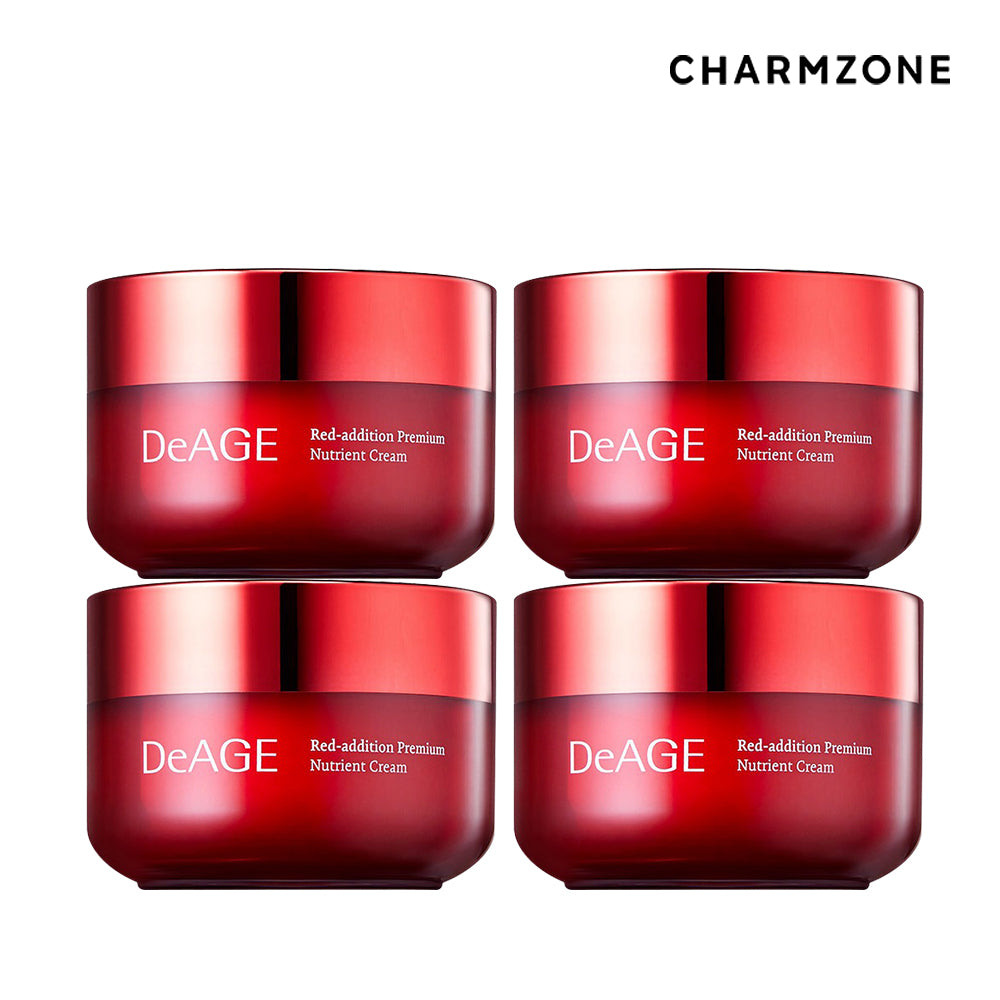 Charmzone DeAge Red Edition Premium Nutrient Cream 50ml (4 Pack)