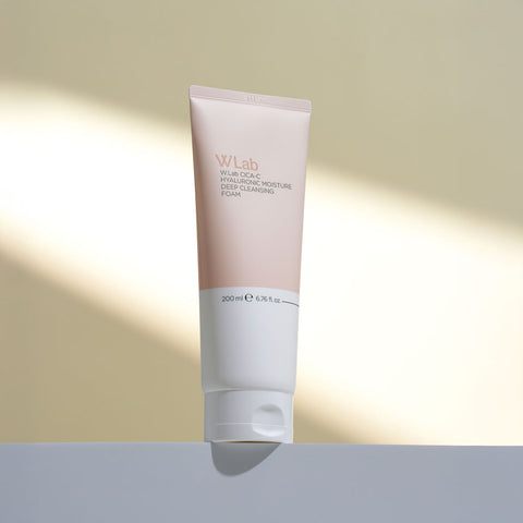 W.Lab Cica C Hyaluronic Moisture Deep Cleansing Foam 200ml (2 Pack)