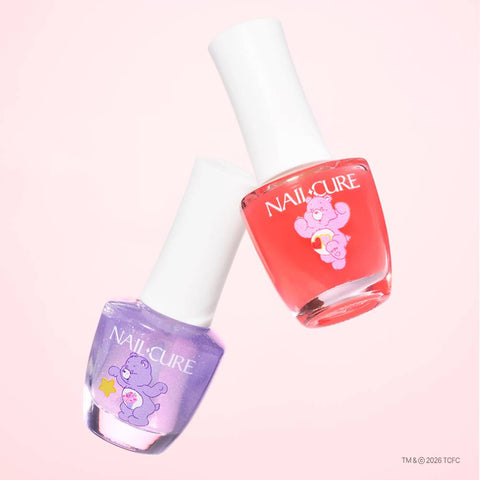 BANDI Care Bear Nail Cure 2-Piece Set (Pink Dia & Unicorn Hardener)