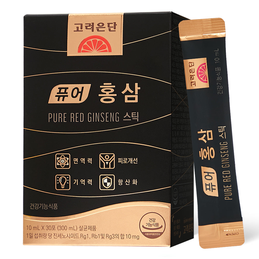 Koreaeundan Pure Red Ginseng Stick 10ml x 30 (1 pack)