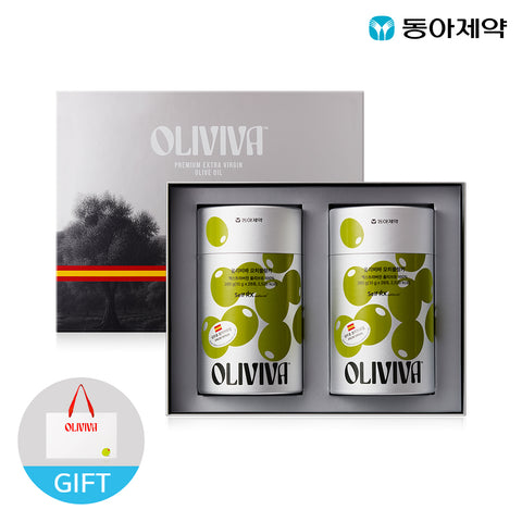 Dong-A Pharm Oliviva Ohi Blanca Olive Oil 2-Box Gift Set + Shopping Bag