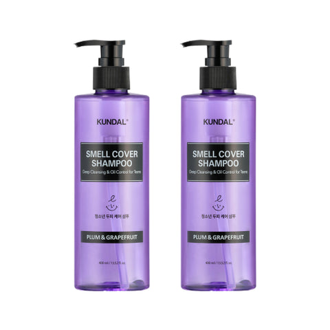 Kundal All Day Smell Cover Youth Shampoo 400ml (2 Pack)