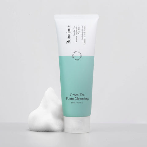 Bonajour Green Tea Foam Cleanser 150ml, 3-Pack