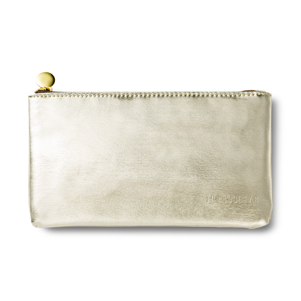 The Tool Lab 902 Light Gold Makeup Pouch Medium (12.5 x 22 cm)