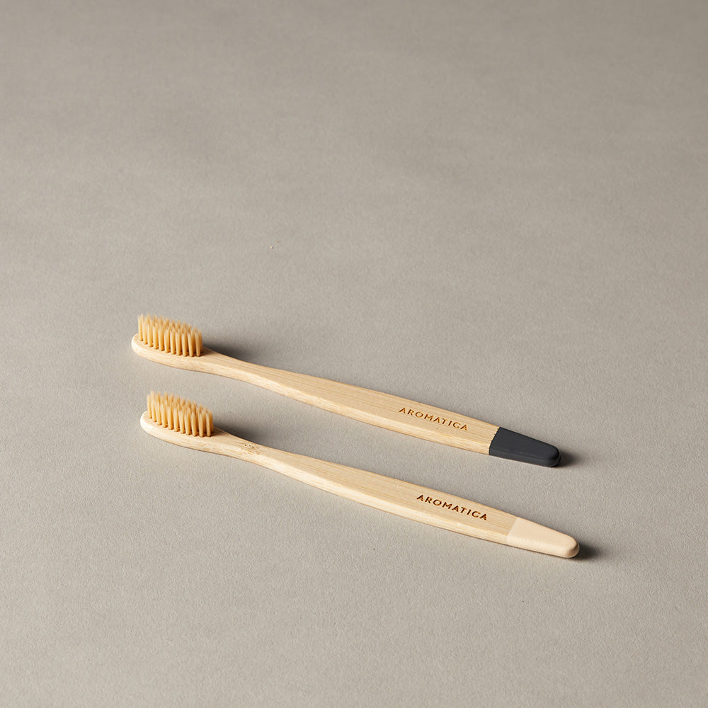 Aromatica Bamboo Toothbrush Duo