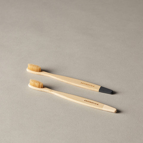 Aromatica Bamboo Toothbrush Duo