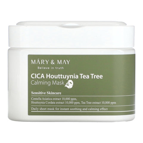 Soonsu Beauty CICA Houttuynia Tea Tree Calming Mask front view