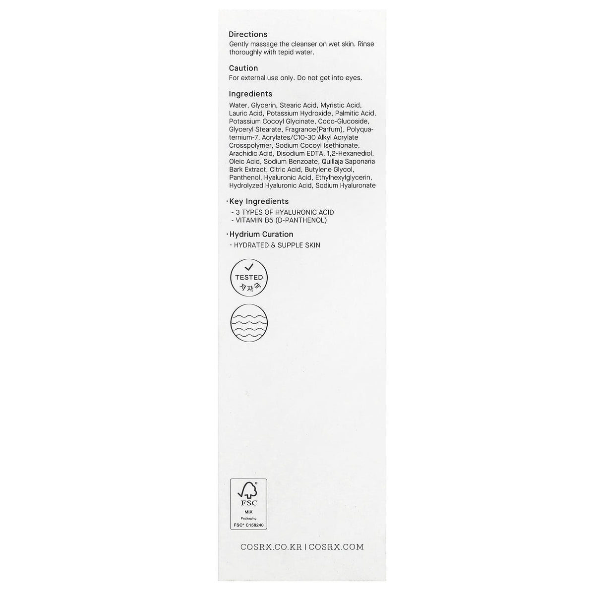 Soonsu Beauty Triple Hyaluronic Moisturizing Cleanser front view