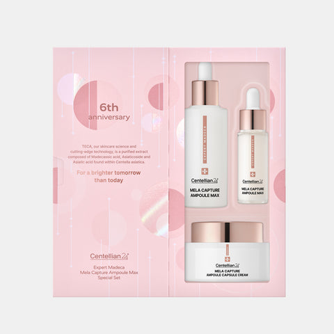 Centellian24 Madeca MelaCapture Ampoule Capsule Cream 6th Anniversary Edition (Ampoule 45ml + 15ml + Cream 55ml)