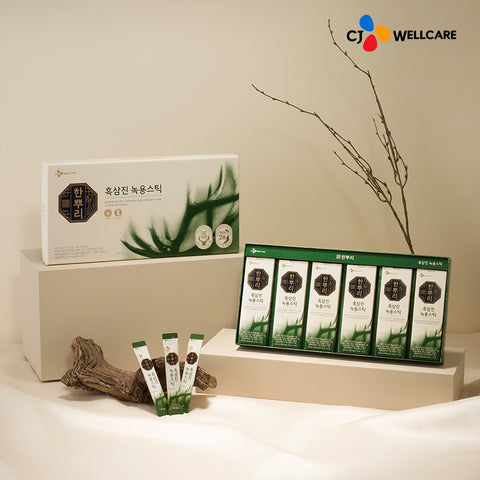CJ Wellcare Hanppuri Black Ginseng & Deer Antler Stick 30 Pack (8ml x 30)