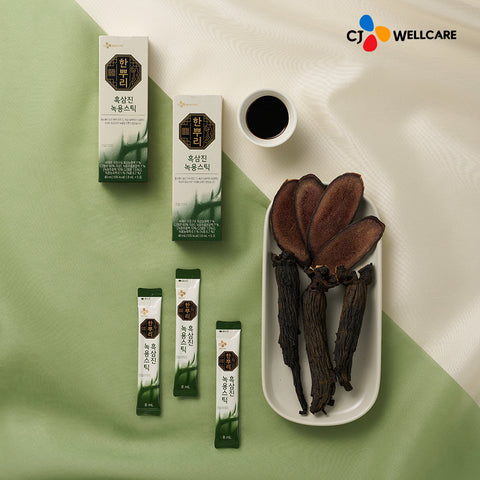 CJ Wellcare Hanppuri Black Ginseng & Deer Antler Stick 30 Pack (8ml x 30)