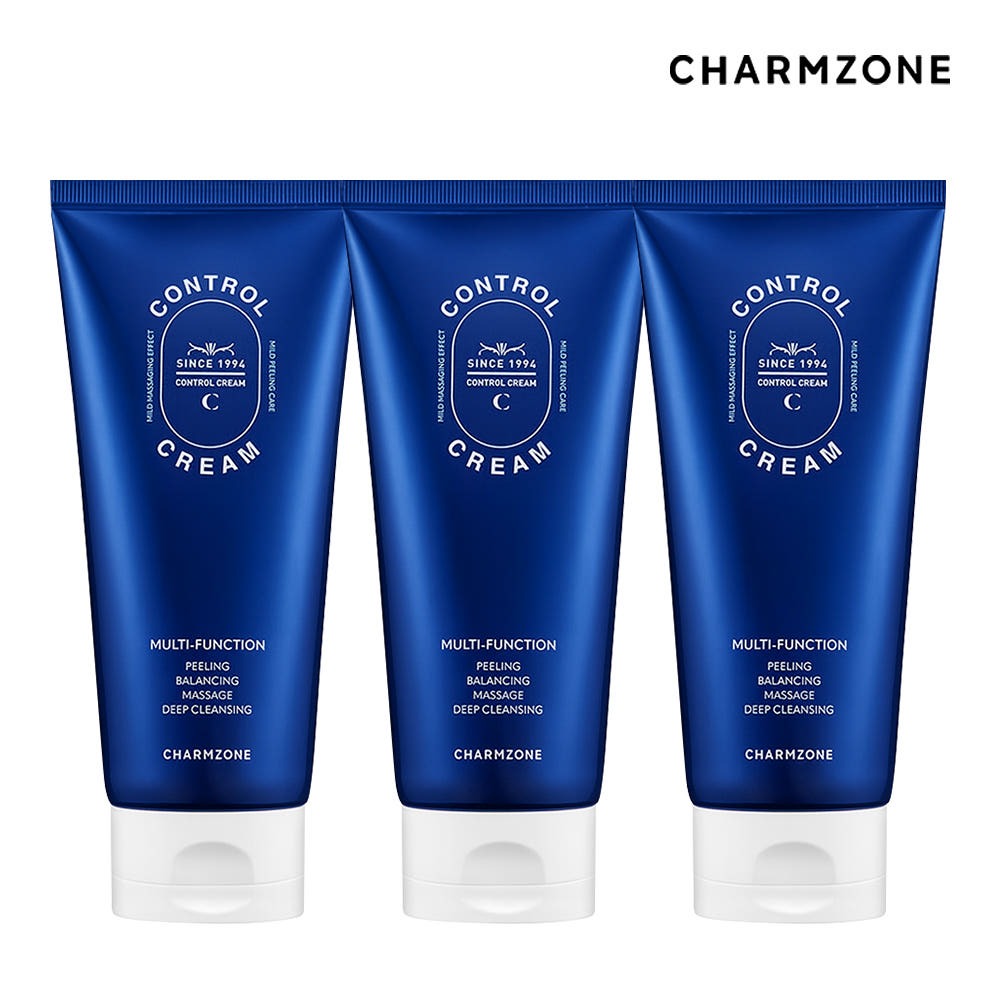 Charmzone Control Premium Multi Massage Cream Peeling Deep Cleansing 150ml (3 Pack)