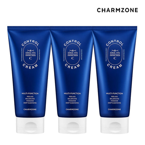 Charmzone Control Premium Multi Massage Cream Peeling Deep Cleansing 150ml (3 Pack)