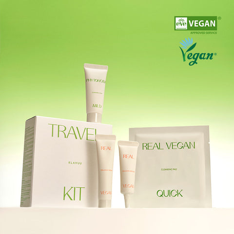KLAVUU Real Vegan Travel Kit (3-piece)