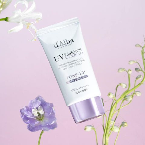 d'Alba Waterfull Tone Up Sun Cream Purple 50ml