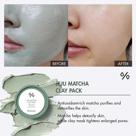 Soonsu Beauty Jeju Matcha Clay Pack packaging design