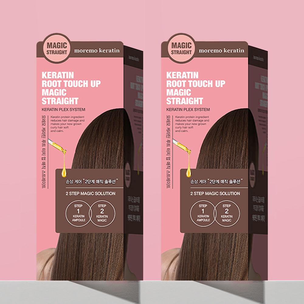 Moremo Keratin Root Touch-Up Magic Straight 160ml (1+1)