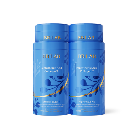 Nutrione BB Lab Pantothenic Acid Collagen Intensive T (4 Pack) (4-Month Supply) Low-Molecular Fish Collagen Powder