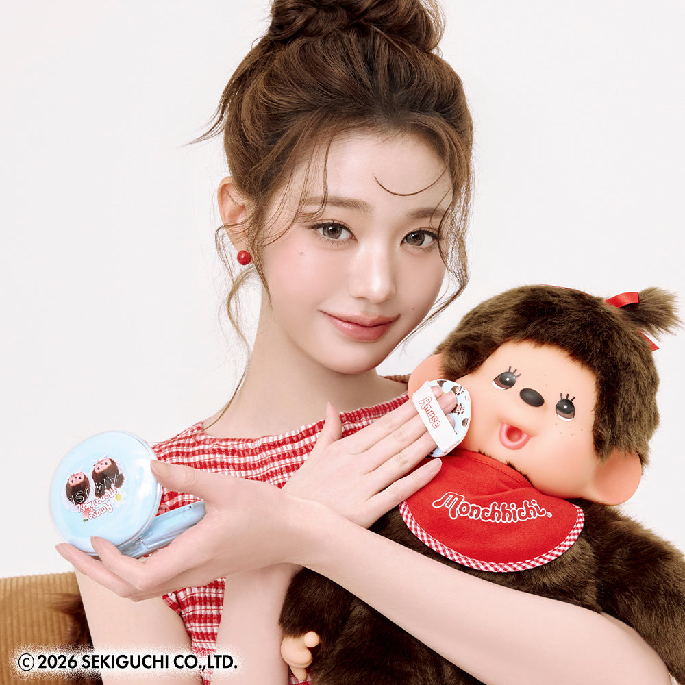 Amuse Airy Pore Cover Cushion (15g) SPF50+ Monchhichi Limited Edition