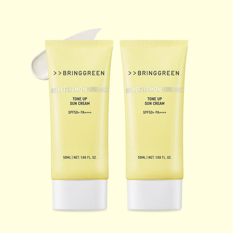 Bringgreen Super Lemon Glutathione Tone Up Sun Cream 50ml Double pack