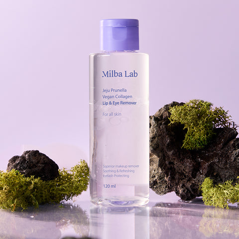 Milk Baobab Milba Lab Jeju Prunella Vegan Collagen Lip & Eye Remover 120ml