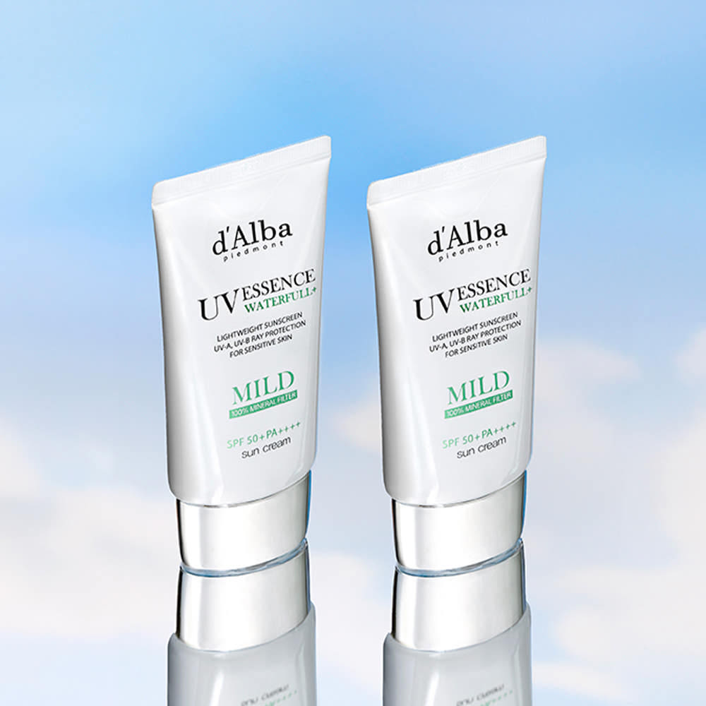 d'Alba Waterfull Mild Sun Cream 50ml Double Pack