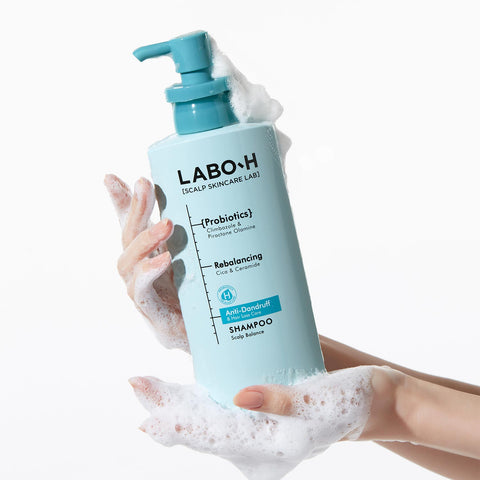 Labo H Dandruff Clinic Shampoo, 400ml + 400ml Refill + 180ml