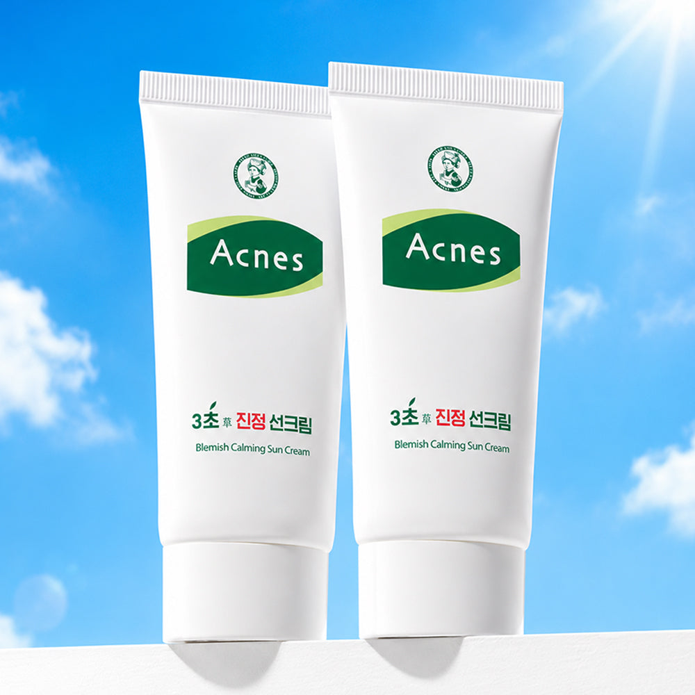 Acnes 3-Second Calming Tone-Up Sun Cream 50g x2