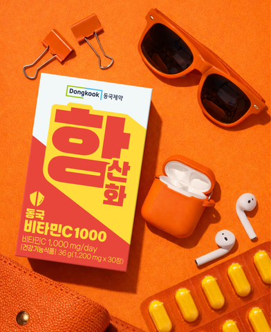 DongKook Pharmaceutical High-Potency Vitamin C 1000mg Supplement 30 Tablets x 6 (5+1)