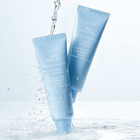 S.Nature Aqua Oasis Hydrating Gel Cream 80ml 2-Piece Set